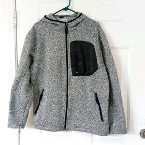 Black Canyon Outfitters Gray Fleece Hoodie Men's Size Large Full Zip